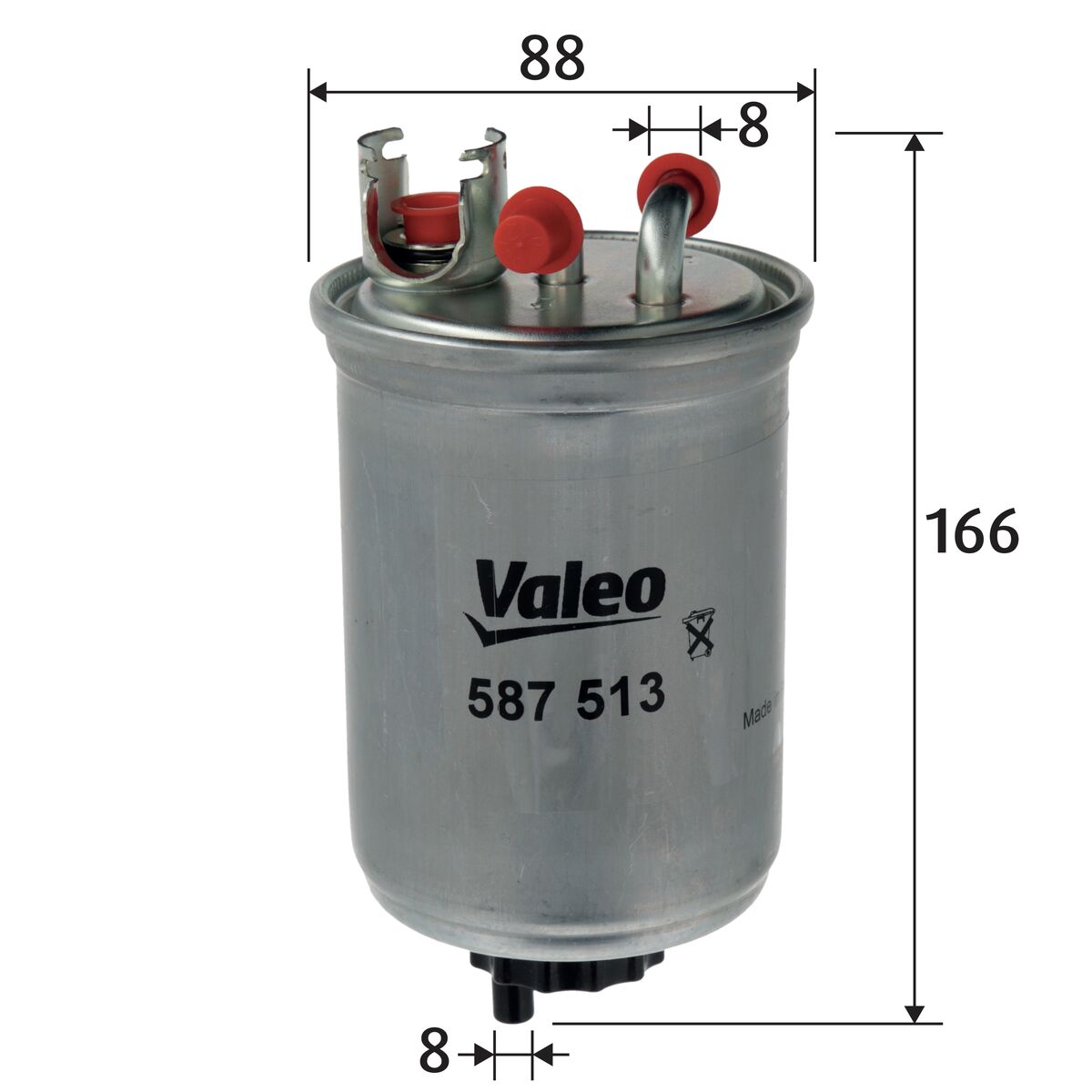 VALEO VAL587513 Üzemanyagszűrő